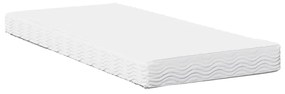 nappali ágy matraccal viaszbarna 100x200 cm tömör fa fenyőfa