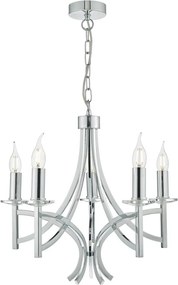 Dar Lighting LYON LYO0550 Csillár 5x40W/E14 IP20