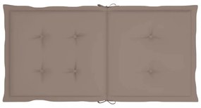 6 db tópszínű oxford szövet háttámlás székpárna 100x50x3 cm