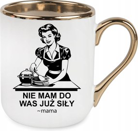 Bögre Elegáns Arany Ajándék Anyák Napja Születésnap Ünnepek+ Csomagolás