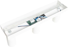 Modern fehér spotlámpa téglalap alakú 3-lámpás - Facil