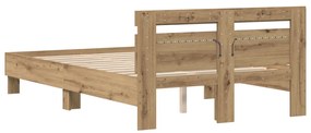 Tölgy Ágykeret Mesteri Tölgy Furnérozott Fa 120 x 190 cm Tartós