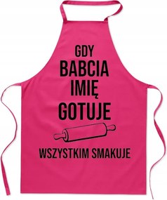 Konyhai kötény Amikor a nagymama főz Név Ajándék Nagymama napja