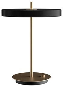 Fekete LED dimmelhető asztali lámpa fém búrával (magasság 41,5 cm) Asteria Table – UMAGE