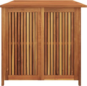 Tömör Akácfa Kerti Tárolóláda 200 X 80 X 75 Cm
