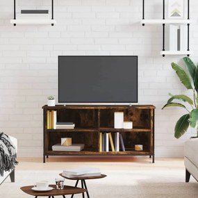 Füstös tölgyszínű szerelt fa TV-szekrény 100x40x50 cm