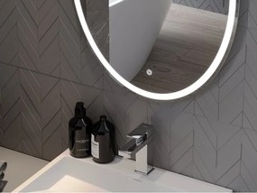 Mexen Elz 50 x 70 cm-es, LED 6000K, páramentes fürdőszobai tükör - 9802-050-070-611-00