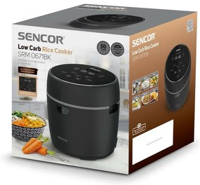 Sencor SRM 0671BK rizsfőző, fekete