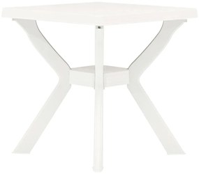 vidaXL fehér műanyag bisztróasztal 70 x 70 x 72 cm