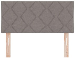 LED Fejvég Gyémánt Blokk Mintázattal Taupe 100 cm Szövet