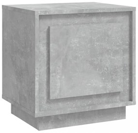 betonszürke szerelt fa éjjeliszekrény 44 x 35 x 45 cm