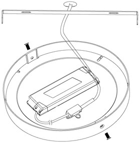 Eglo 98292 - LED dimmelhető mennyezeti lámpa FUEVA-A LED/14W/230V + távirányító