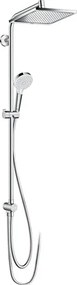 Hansgrohe Crometta E zuhanyrendszer csaptelep nélkül króm 27289000