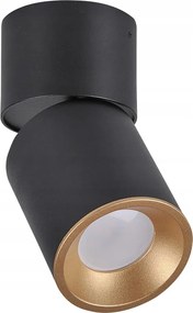 Mennyezeti spot lámpatest állítható fehér arany cső 16.5 cm spot Polux