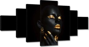 Festmények 200x100 Arannyal borított arc