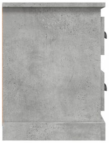 betonszürke szerelt fa TV-szekrény 102 x 35,5 x47,5 cm