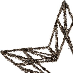 Minea arany csillag LED-es dekoráció arany 40cm