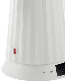 Plissé 1,7 literes elektromos vízforraló vízhőmérséklet-szabályozással, fehér - Alessi