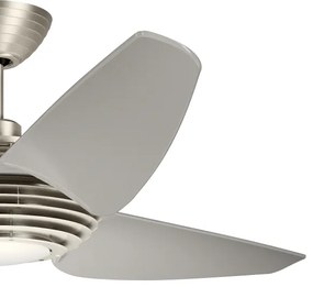 Kichler KLF-VOYA-60-BS -LED Dimmelhető mennyezeti ventilátor VOYA LED/14W/230V + távirányító