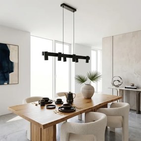 BRILAGI - LED RGBW dimmelhető, kábelen függesztett csillár SELE 6xGU10/6,5W/230V fekete
