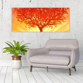 Kép - Fa a nap ragyogásában (120x50 cm)
