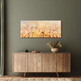 Kép - levelek az ősz színében, olajfestmény (120x50 cm)