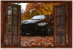 Poszter 60x40 Fekete Bmw Ősz