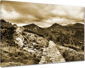 Képek 100x70 Tátra Lengyel hegyek Kilátás