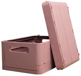 Tárolódoboz, A5+, összecsukható, EXACOMPTA Skandi, rózsaszín (EX27138D)