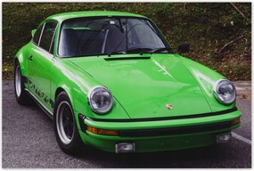 Poszterek 120x80 Zöld Prosche SportCar