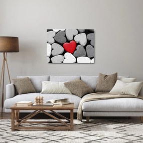 A fa szívék képe (üvegen) (70x50 cm)