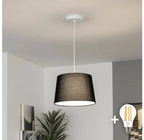 Brilagi - CERIA LED függeszték zsinóron 1xE27/40W/230V átm. 30 cm fekete