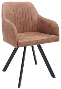 Stílusos szék Mallory vintage barna