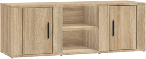 vidaXL sonoma tölgyszínű szerelt fa TV-szekrény 100x31,5x35 cm