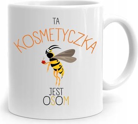 Ajándék Bögre Kozmetikusnak Darázs Ajándék fényképes nyomtatással