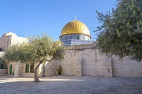 Poszter 91,5x61cm Al-Aksza mecset, Assaf Frank