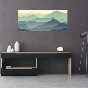 Kép - Forest Mountain (120x50 cm)