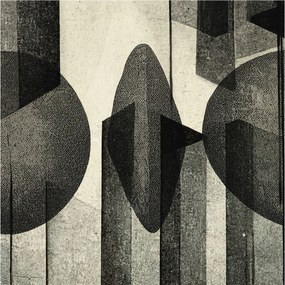 Fotótapéta Flizelin Fal a Hálószobába Geometrikus formák 250x250