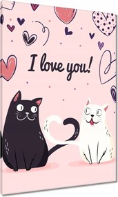 Vászonkép 70x100 Cica