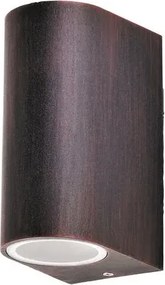 Rabalux kültéri fali lámpa gu10 2x35w antik barna chile