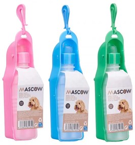 ANIMAL utazós palack kutyáknak 250 ml, zöld