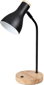 Rabalux Ferb asztali lámpa 1x25 W fekete 74002