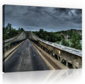 Vászonkép, Pinsac-híd, Franciaország, 100x75 cm méretben