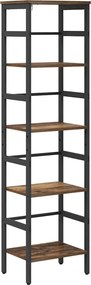 vidaXL Könyvespolc Öreg fa 40 x 29,5 x 149 cm Faanyag