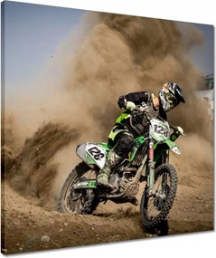 Vászonkép 50x50 MotoCross Motorkerékpár Motor