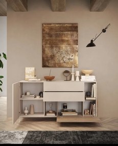 Monaco Fiókos Komód Kasmir/Cadiz Tölgy 181 cm