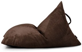 Sötétbarna kordbársony gyerek babzsákfotel Razzy – SLOWDOWN