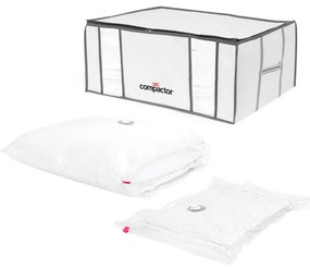 Vákuumos-megerősített textil ruhatároló doboz 65x45x26,5 cm Life – Compactor