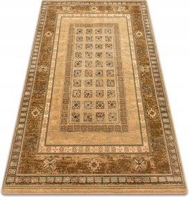 Omega Szőnyeg 235x350 Antik Méz Gyapjú Keret #OM124