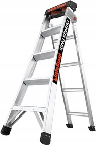 Little Giant King Kombo 4 lépcsőfok alumínium létra 3az1ben 150 kg